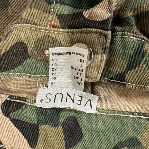 Venus camouflage denim mini skirt - Picture 2 of 5